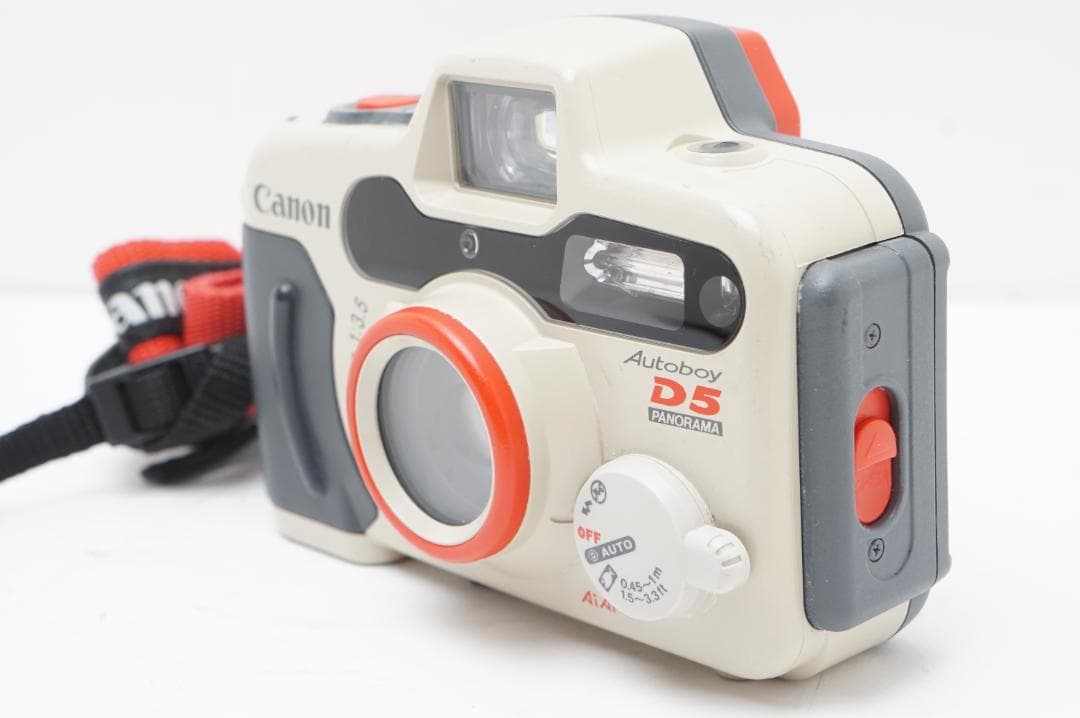 動作　CANON AUTOBOY D5 水陸両用 35mmフィルムカメラ