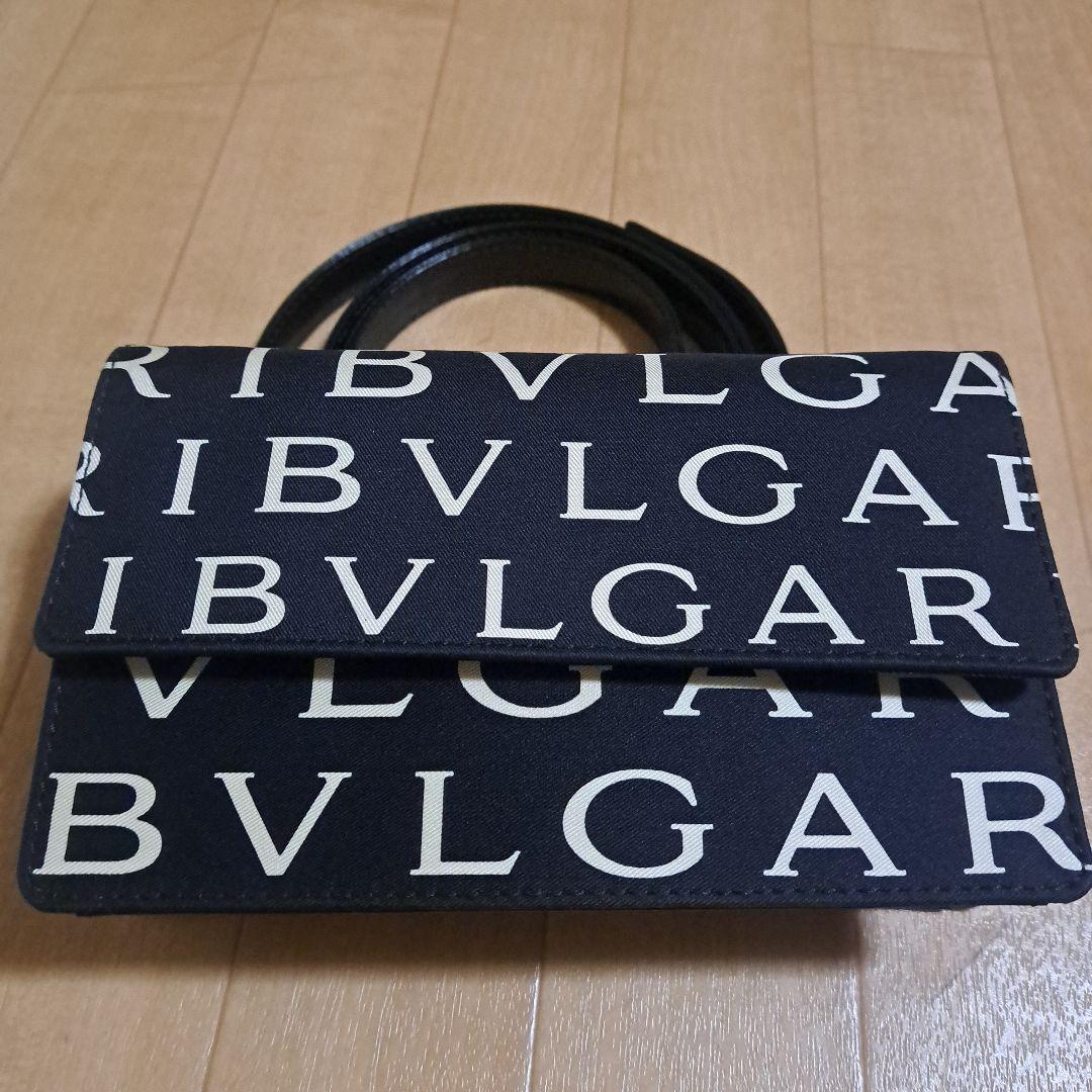 BVLGARI ロゴマニア ウエストポーチ ショルダーバッグ 2WAY