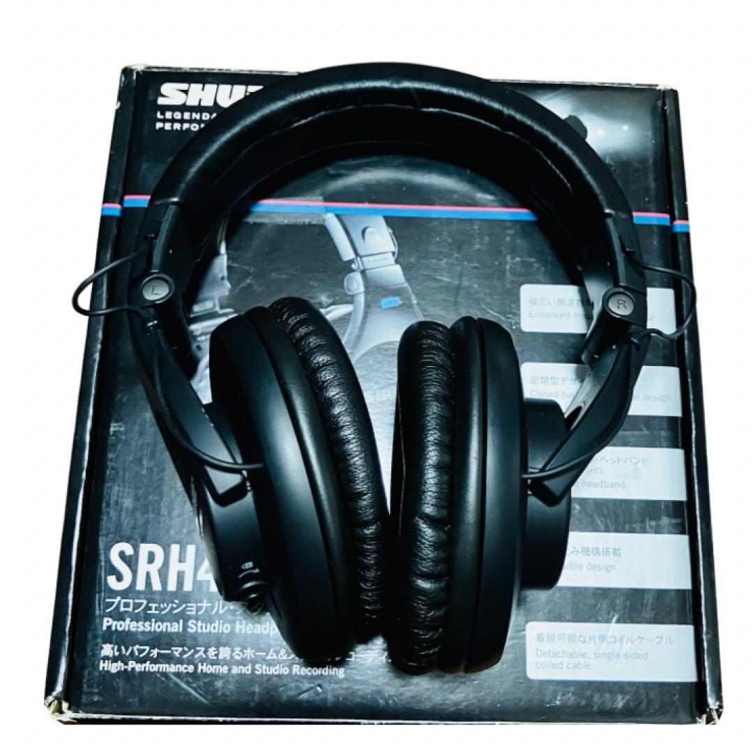 美品　SHURE SRH440 プロフェッショナルスタジオヘッドフォン