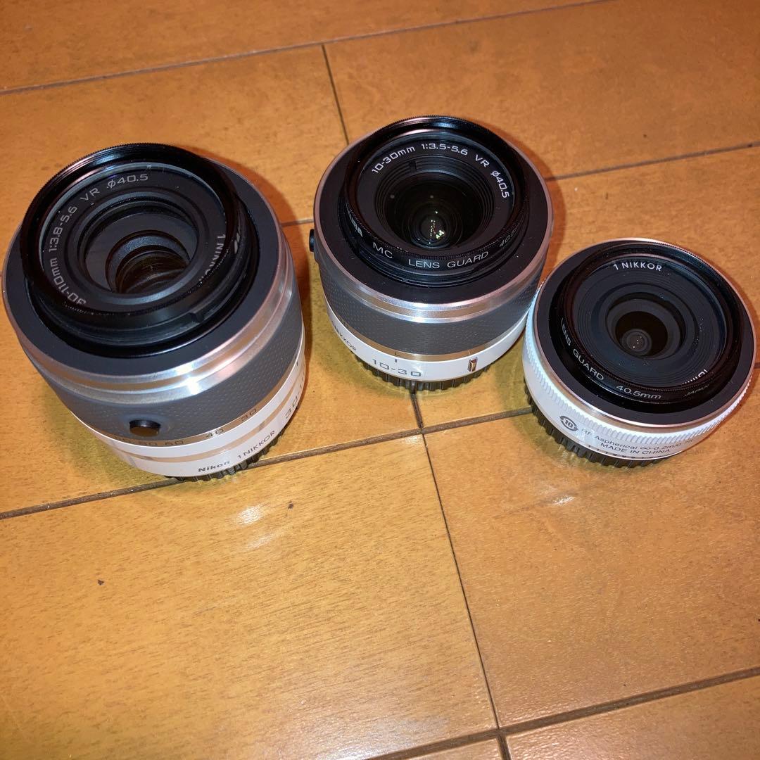 Nikon 1 J1 ミラーレスカメラ レンズセット 　ホワイト