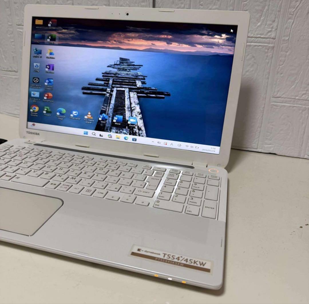 Windows11 オフィス付き　Webカメラ　SSD TOSHIBAノートPC