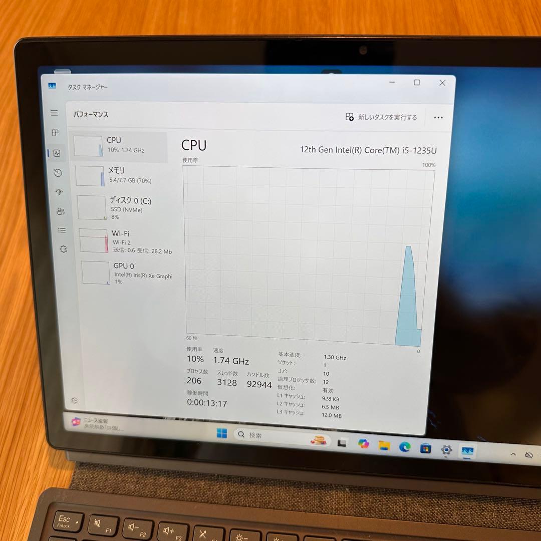 Windowsタブレット本体 Lenovo IdeaPad Duet 570i i5 1235U 512GB