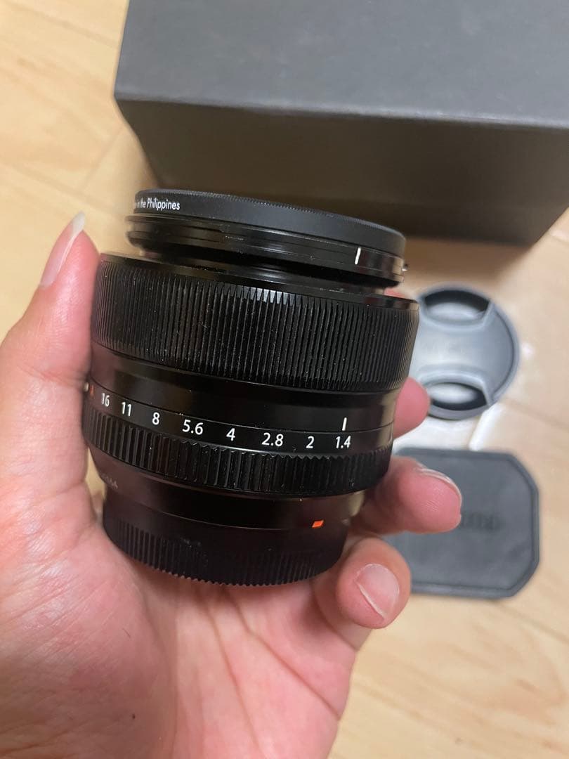 富士フィルム XF 35mm f1.4 単焦点レンズ　保護フィルタ付　中古美品