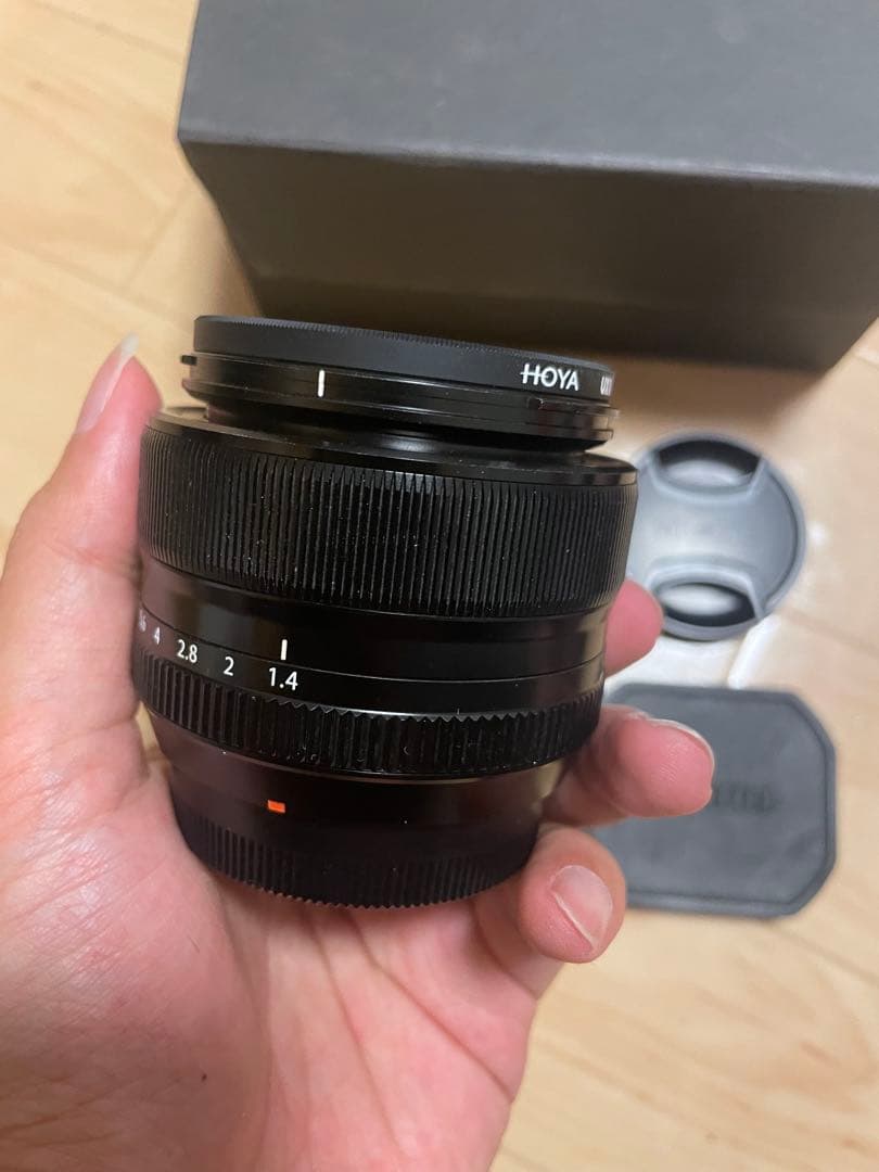 富士フィルム XF 35mm f1.4 単焦点レンズ　保護フィルタ付　中古美品