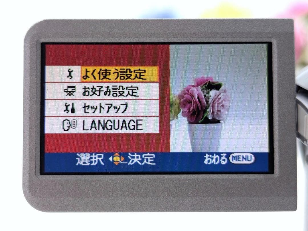 小型軽量！ Panasonic ビデオカメラ SDR-S200