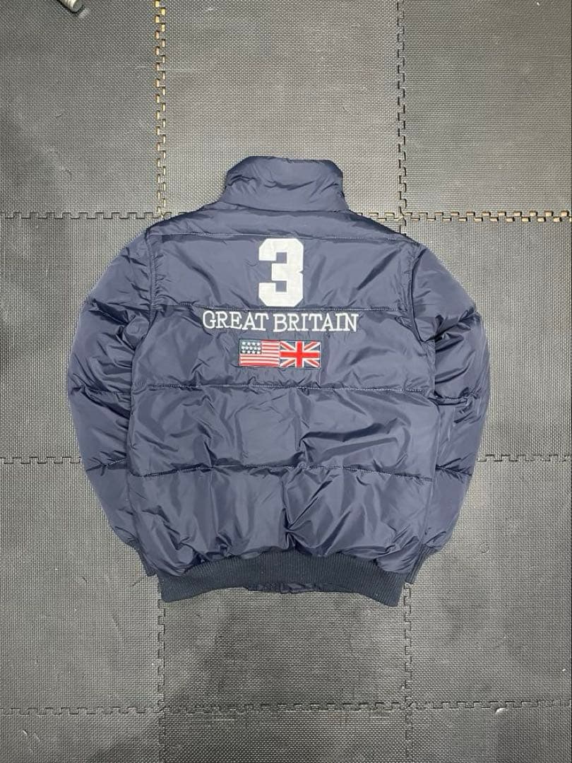 ポロラルフローレン　ダウンジャケット　ネイビー　M