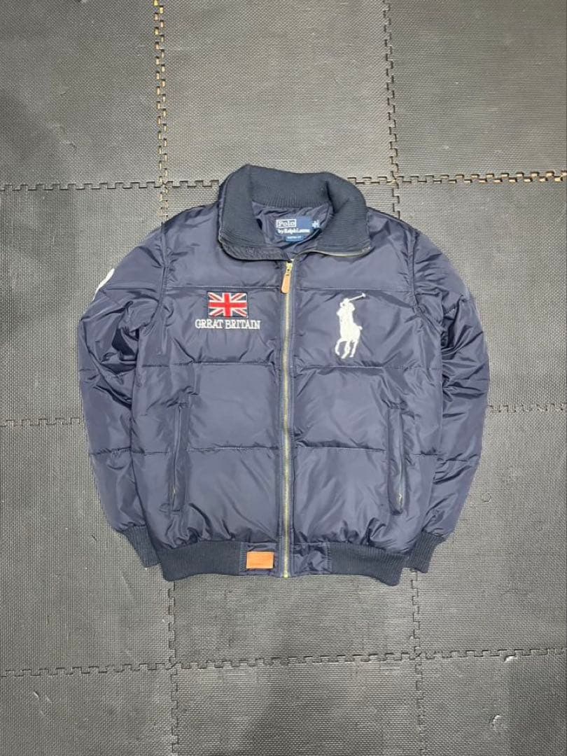 ポロラルフローレン　ダウンジャケット　ネイビー　M