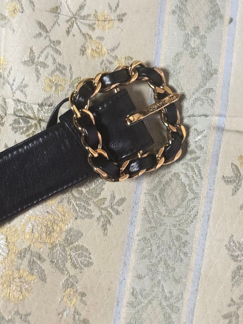 美品 Chanel シャネル ウエストポーチバッグ 黒