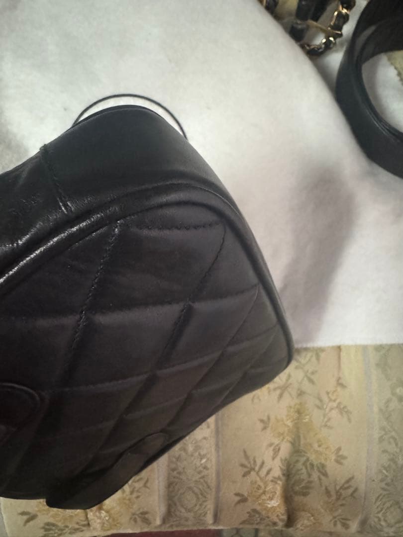 美品 Chanel シャネル ウエストポーチバッグ 黒