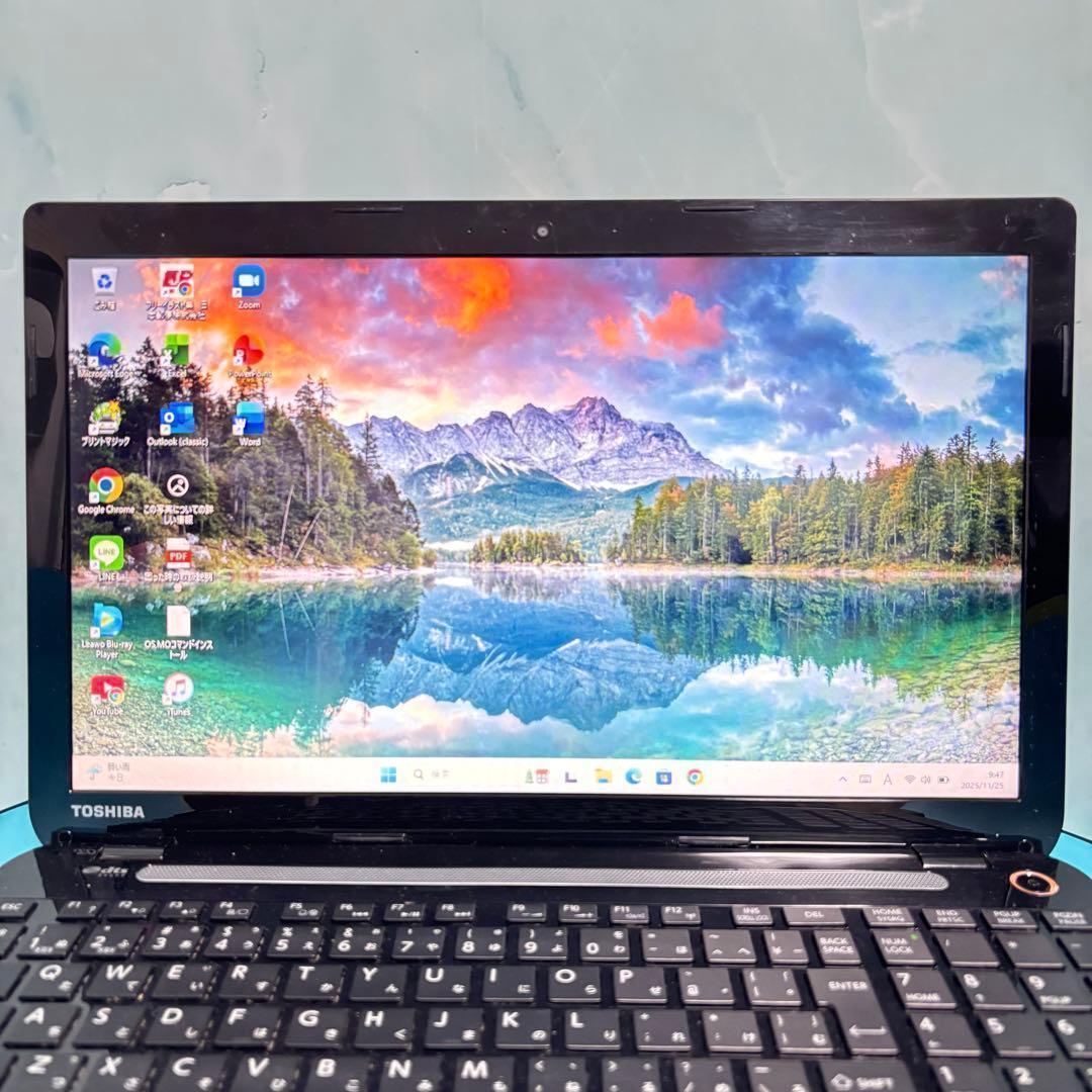 セール！メモリ12GB!!美品✨SSD✨ windows11✨オフィス カメラ