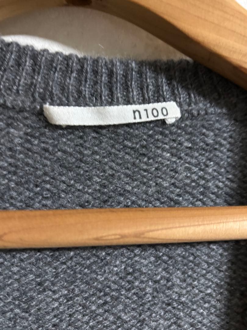 n100 カシミヤカーディガン