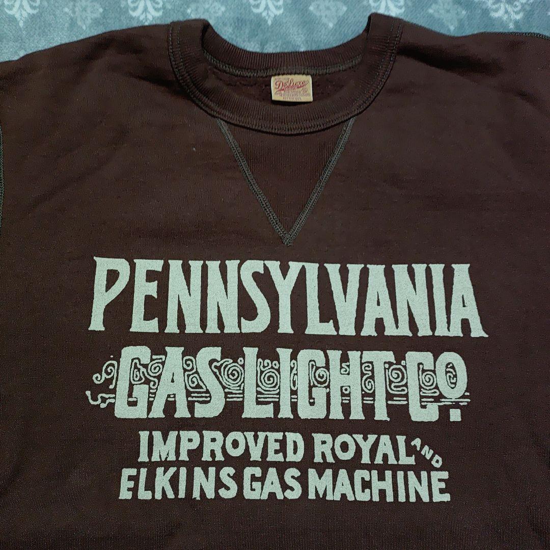 デラックスウェア S101-21ドリップレッド スエット XL