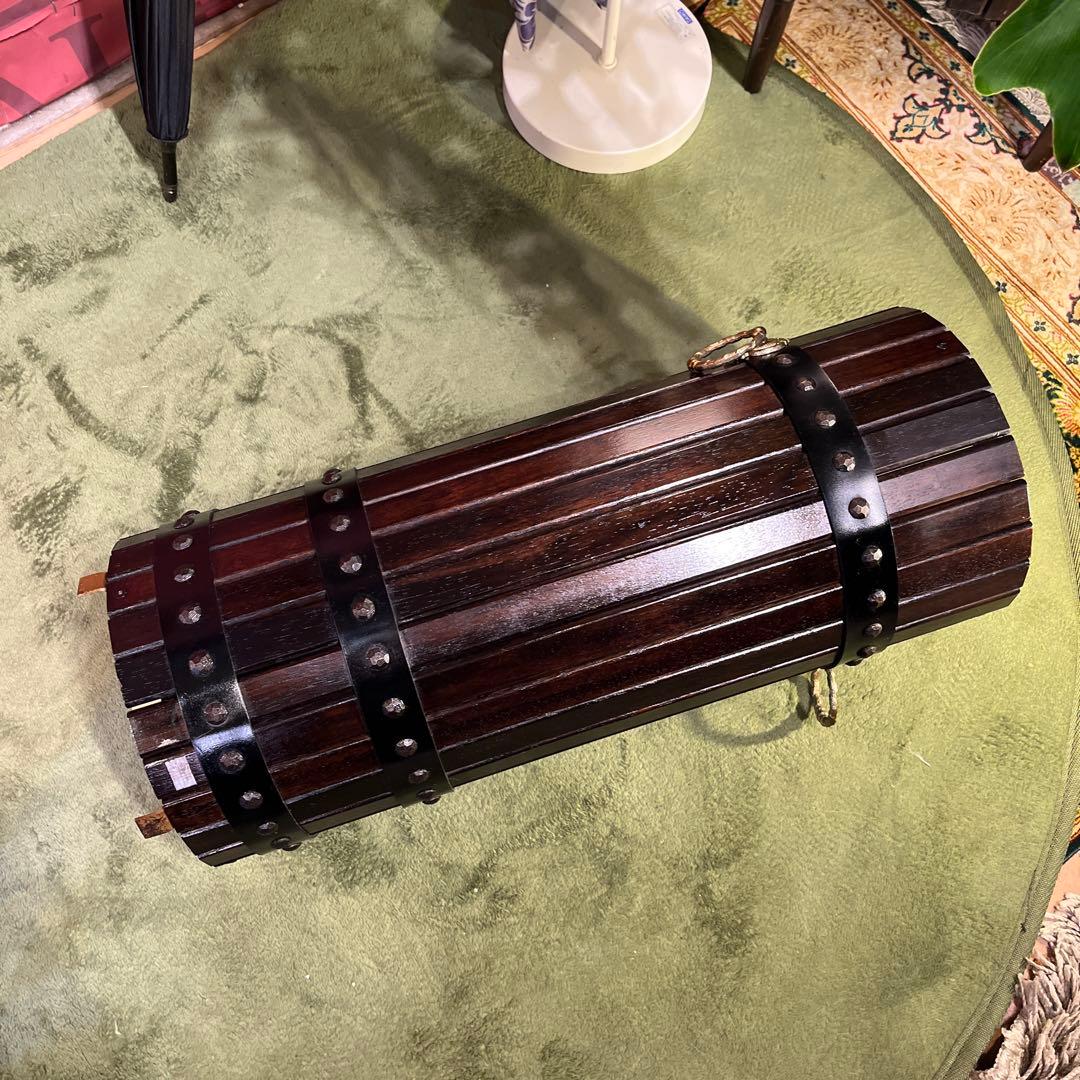 極美品　カリモク　オールド　レインラック　傘立て