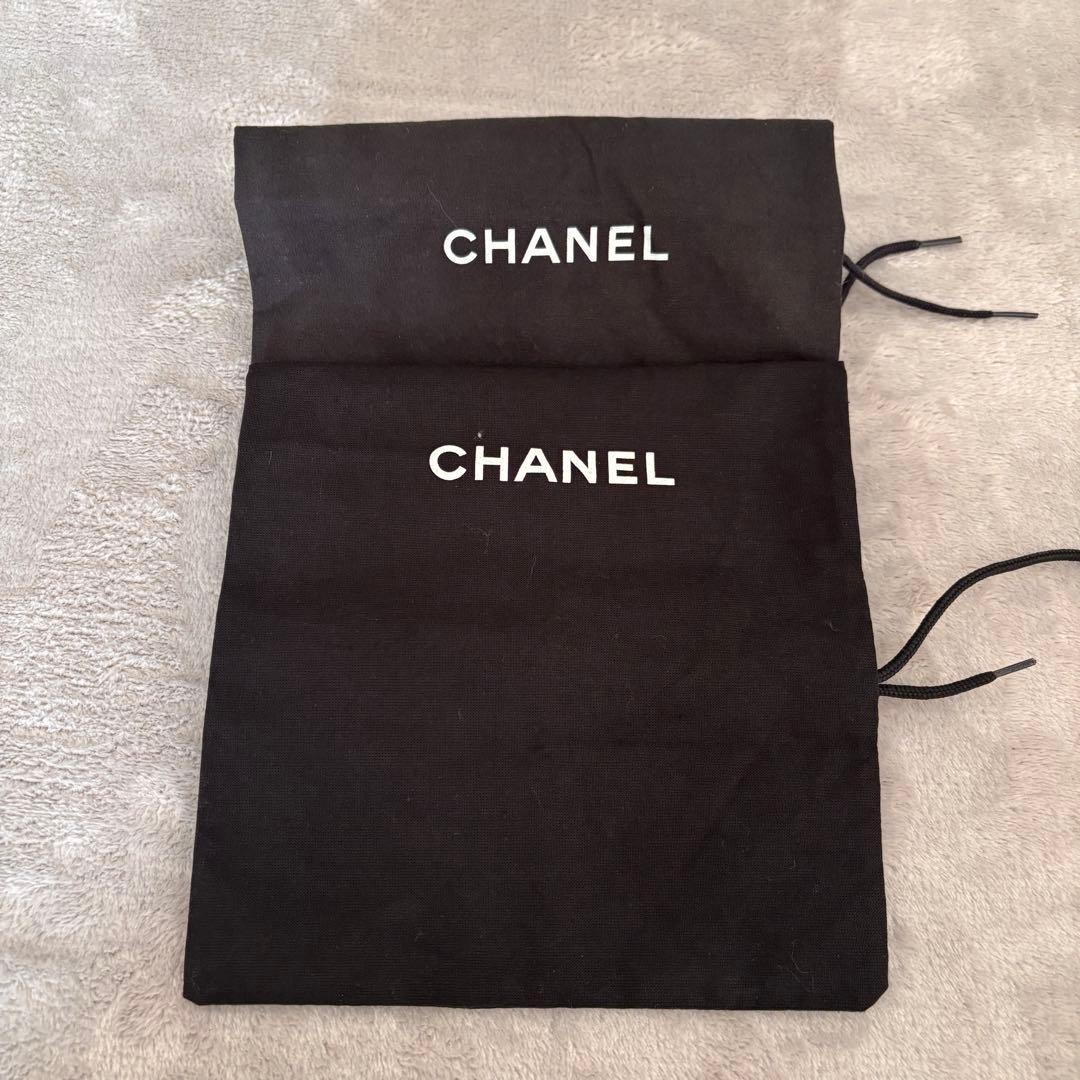 CHANEL ココマーク チェーン編み込みトングサンダル 38