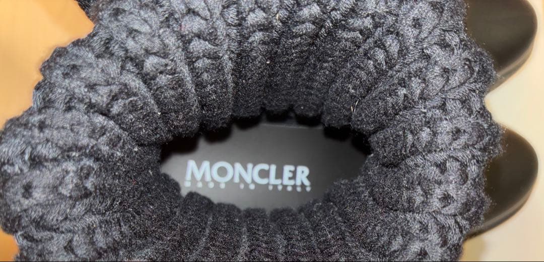 MONCLERブーツ新品未使用ブラック　サイズ37