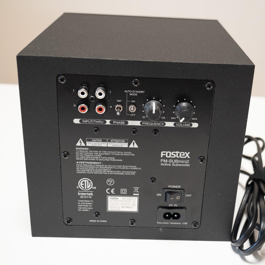 FOSTEX アクティブ・サブウーハー PM-SUBmini2
