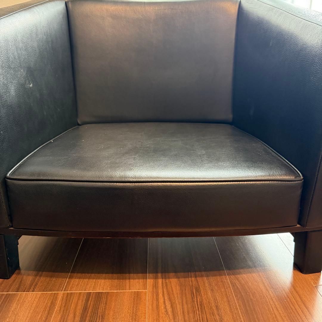 希少品 AD CORE ラウンジチェア ローチェア シングルソファ 木目