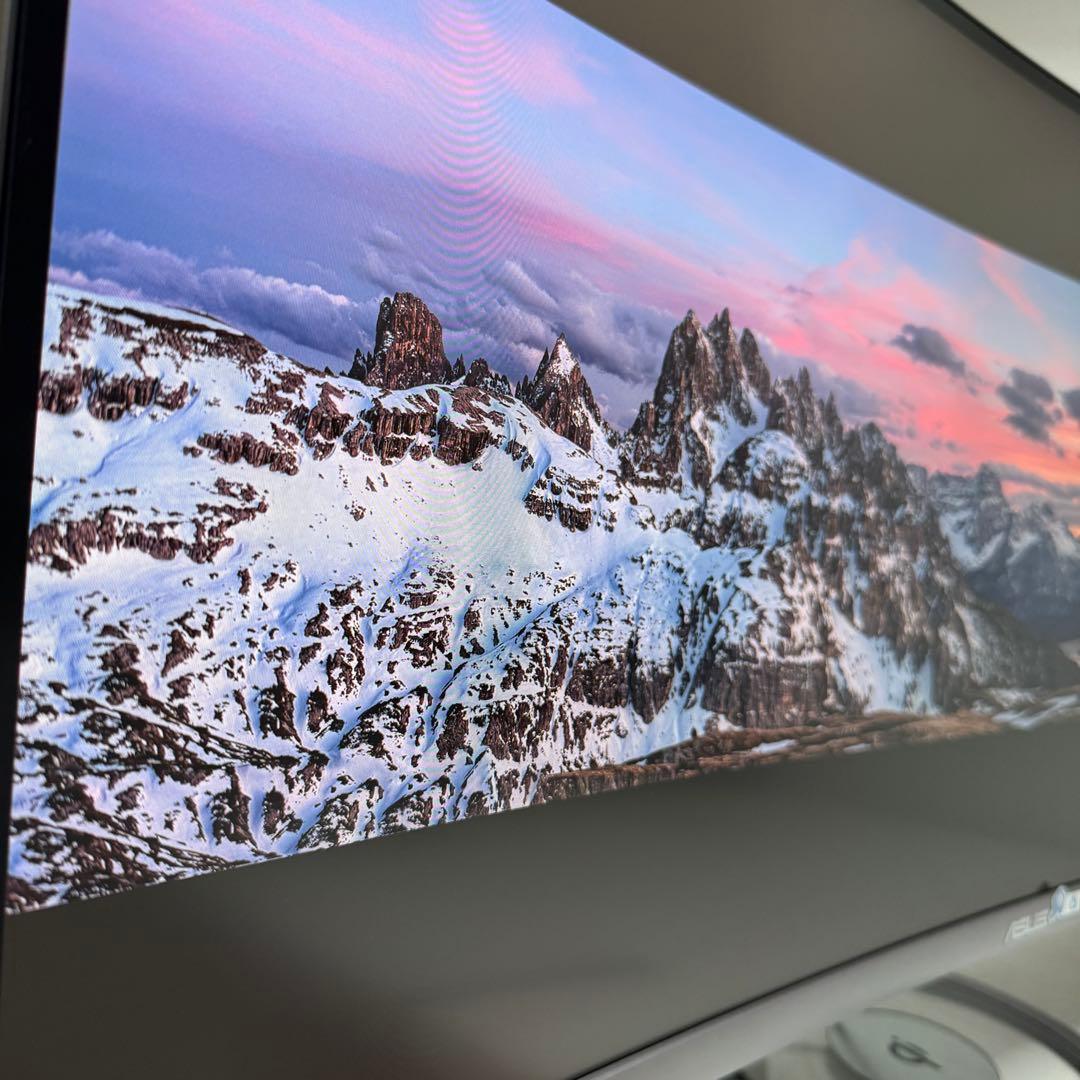 美品 ASUS ウルトラワイド MX38VC 37.5インチ 曲面 UWQHD+