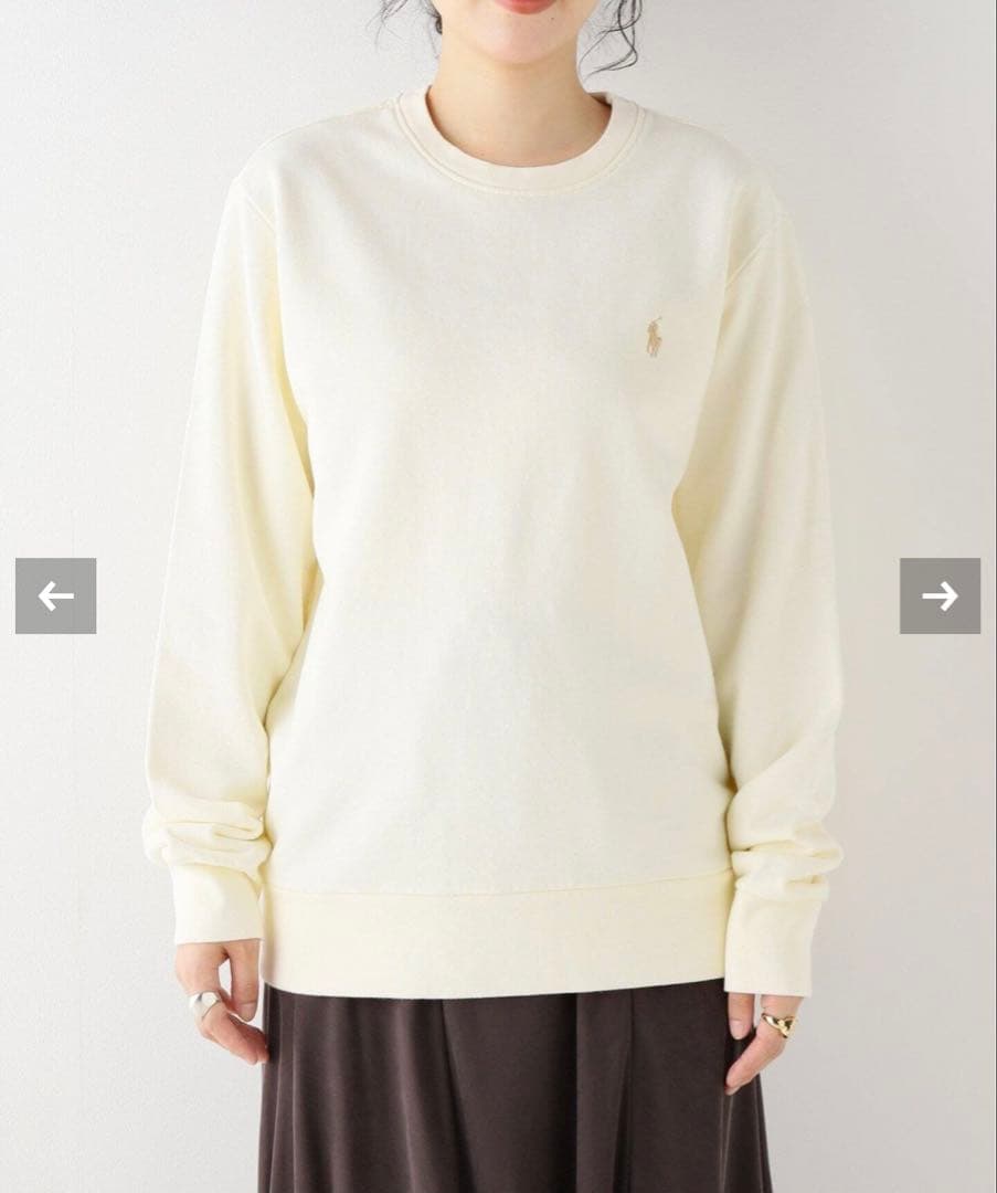 Plage 【ポロラルフローレン】LOOPBACK TERRY スウェット