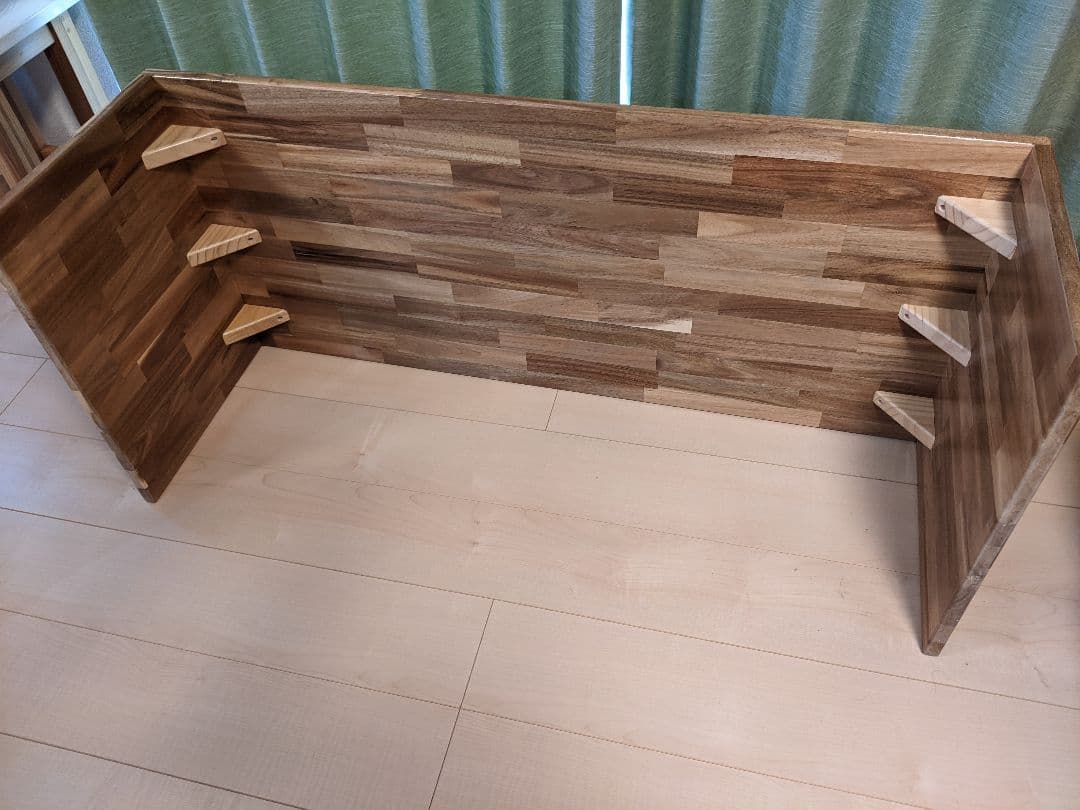 アカシアのローテーブル幅100㎝×奥行45㎝×高37㎝［机　デスク　リビング］