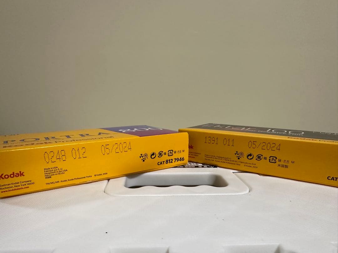 「期間切れ」Kodak Portra 800 Kodak Ektar 100