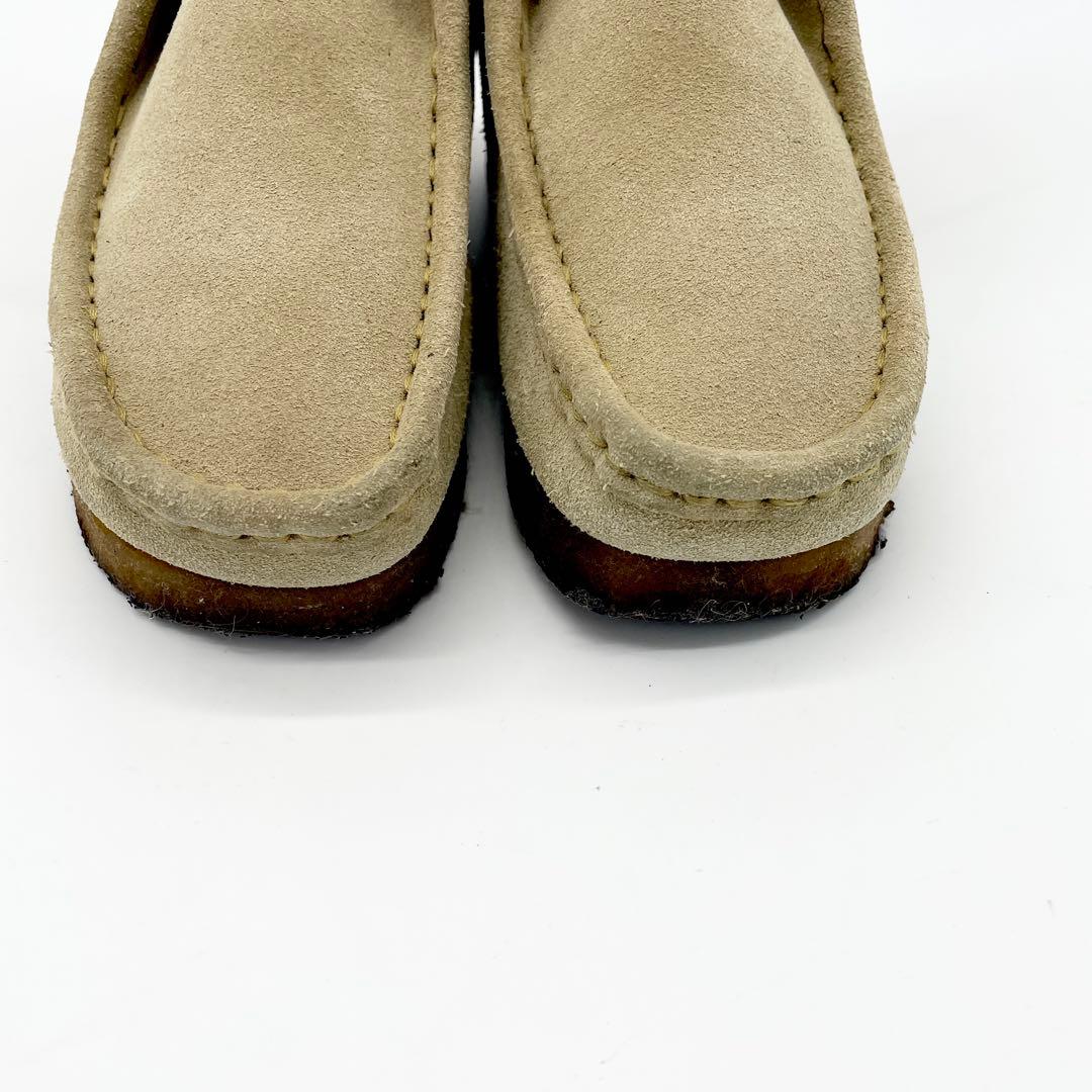 Clarks ワラビー スエード シューズ Wallabee ベージュ