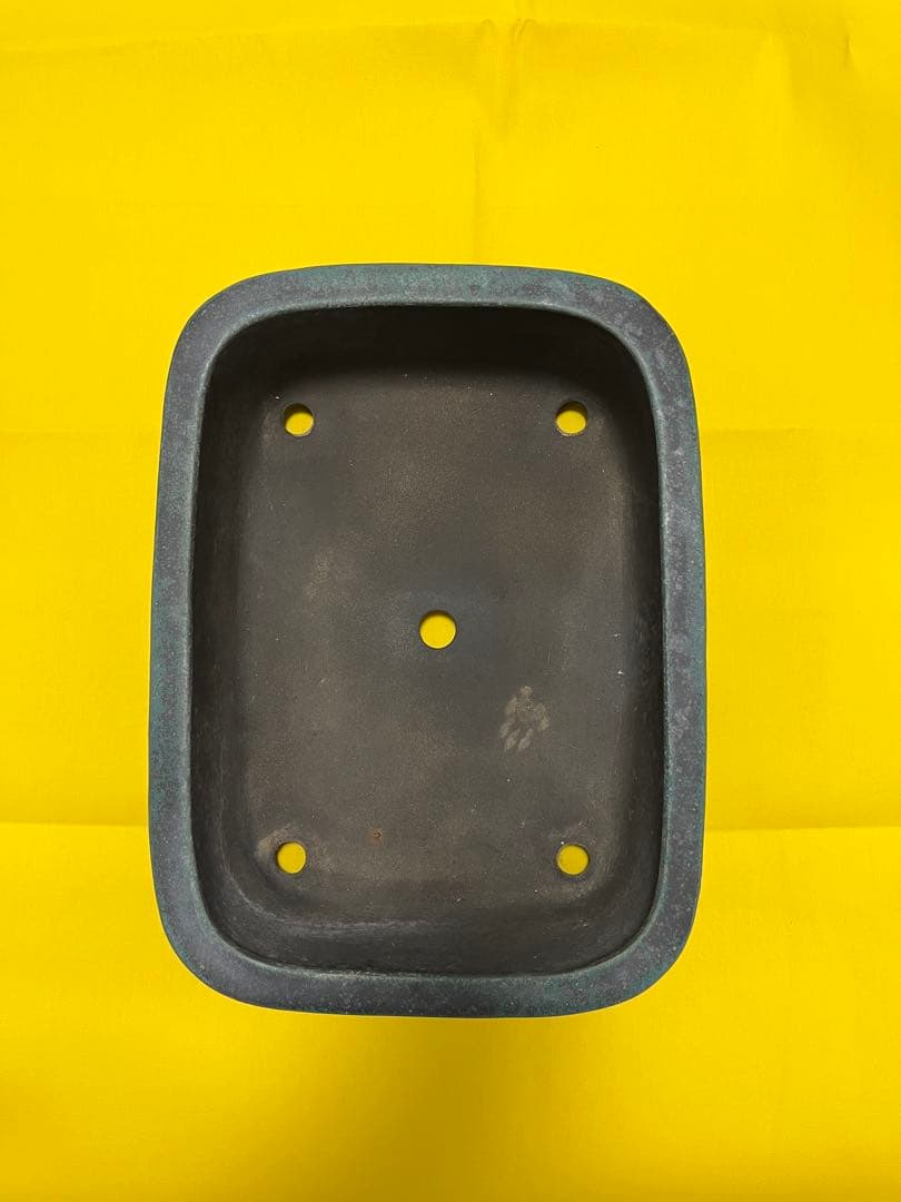 鴻陽鉢　和鉢　長方鉢　盆栽鉢　相羽鴻陽作