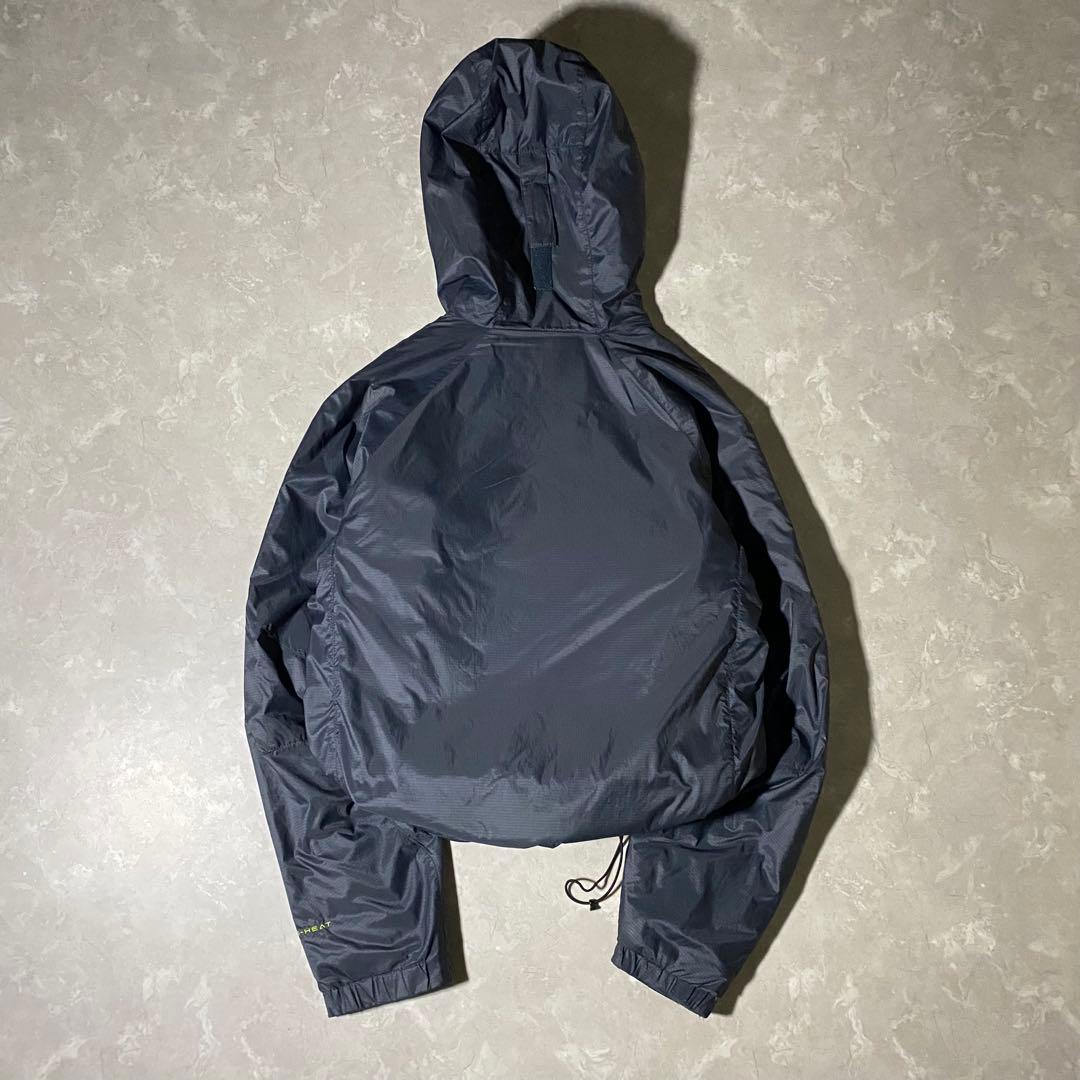 00s Columbia 短丈 ダウンジャケット 光沢 ドローコード XS