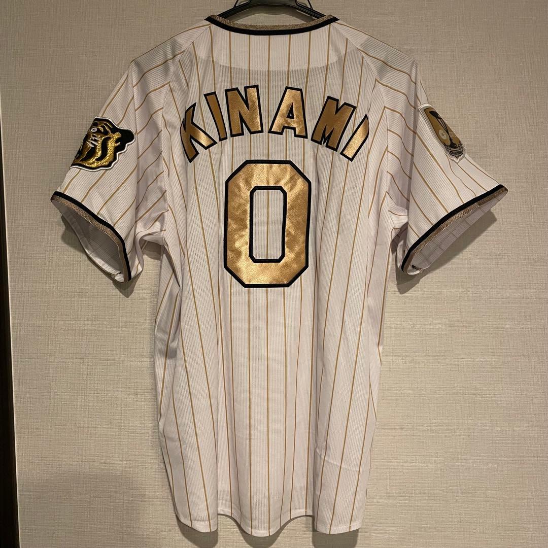 阪神タイガース　チャンピオンユニフォーム　木浪聖也　Lサイズ