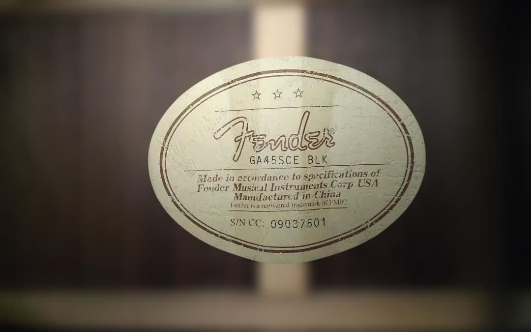 最終値引き‼️美品❗Fender　GA-45SCE