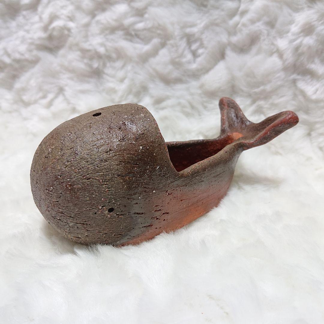 【2406】くじら…備前焼