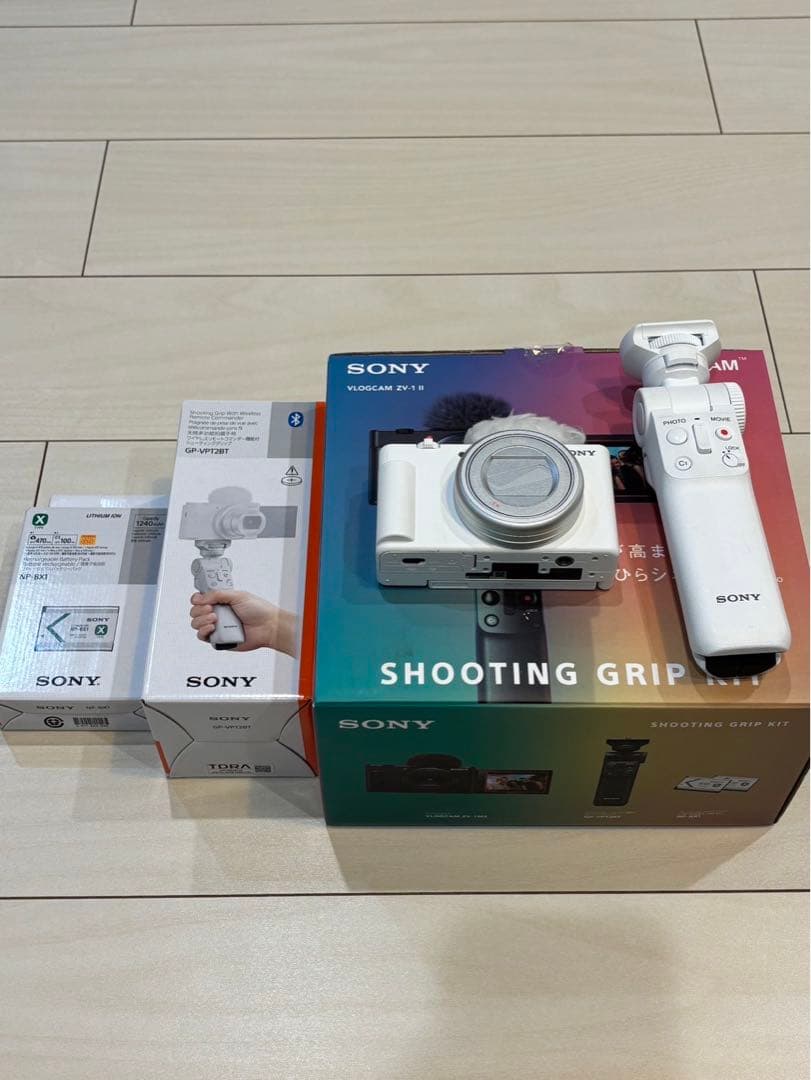 SONY VLOGCAM ZV-1 II シューティンググリップキット