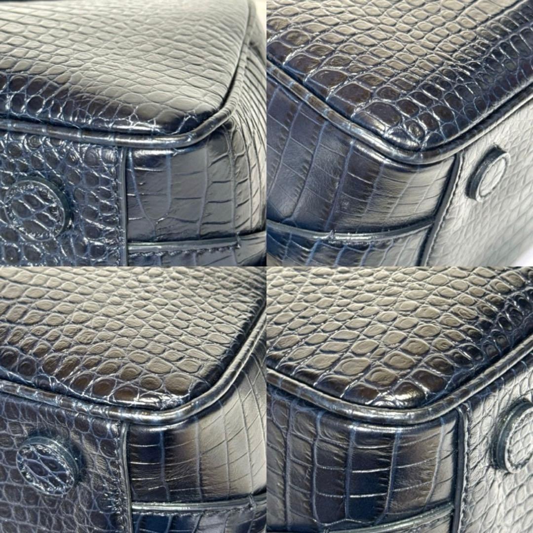 専用品JIMMY CHOO VARENNE クロコ型押し 2WAYバッグ