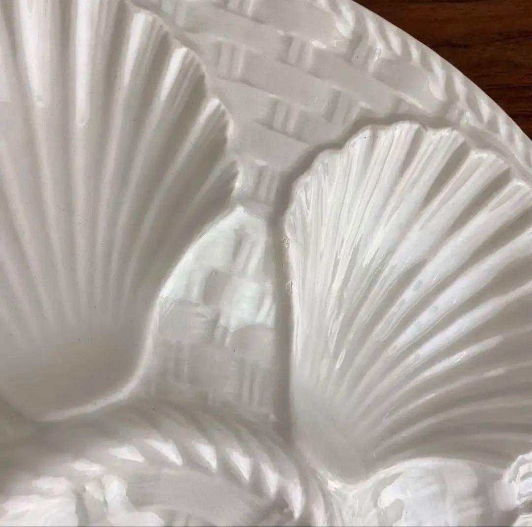 フランスアンティーク ♧ ロンシャン ♧ オイスタープレート24cm