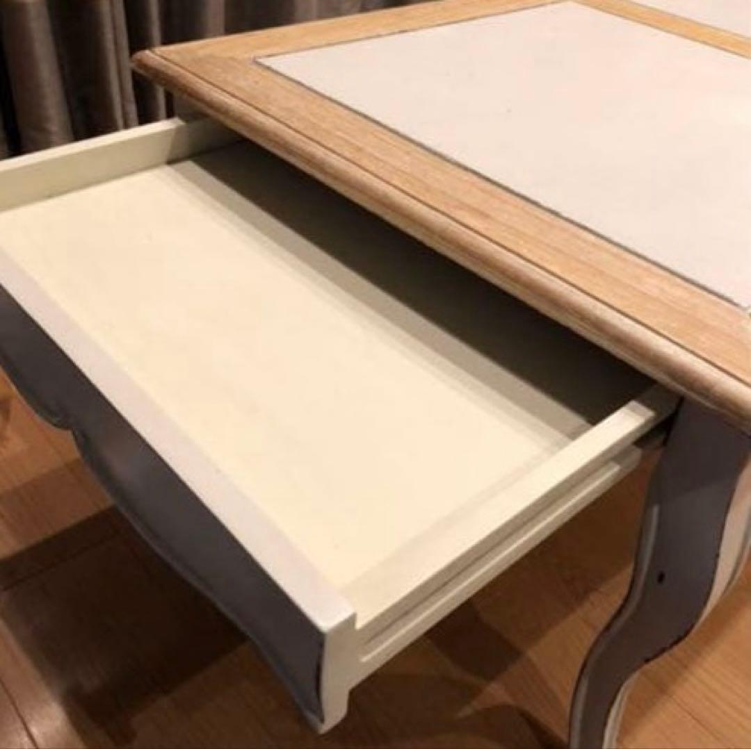 ブランディボワール木製センターテーブル 引き出し付き