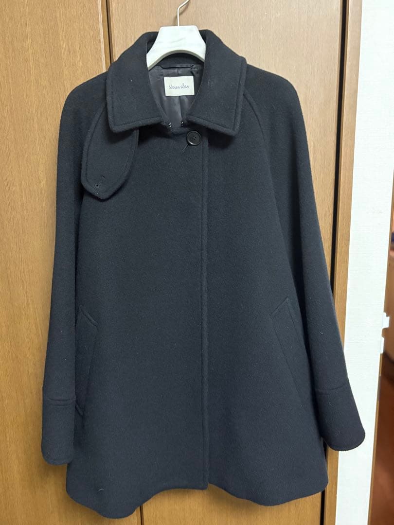 steven alan ステンカラーコート　ブラック　M
