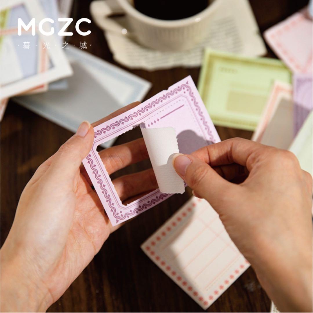 温柔長信シリーズ　コラージュベース素材　5種　200枚