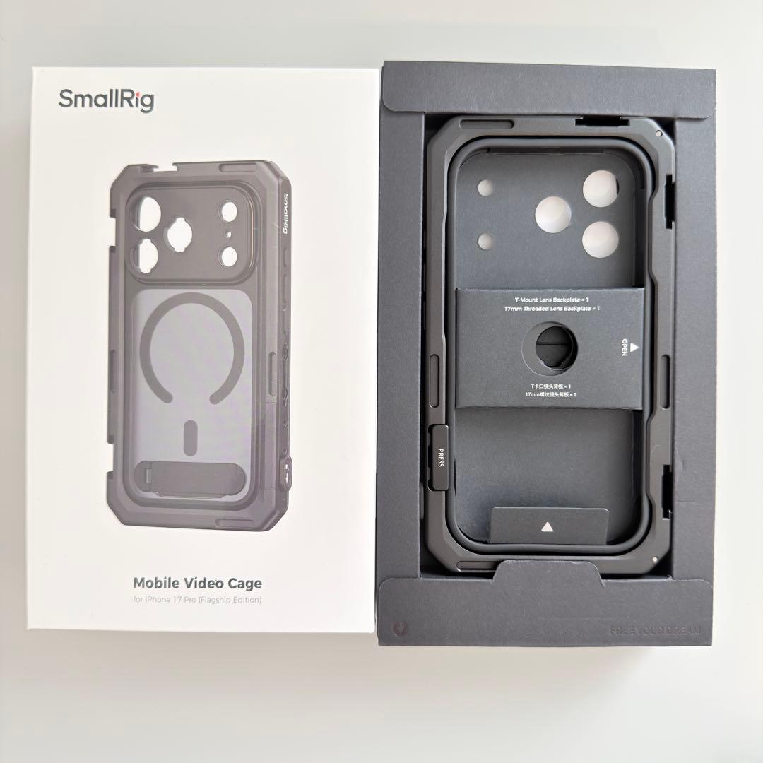SmallRig iPhone 17 Pro用 スマホビデオケージ アダプター付