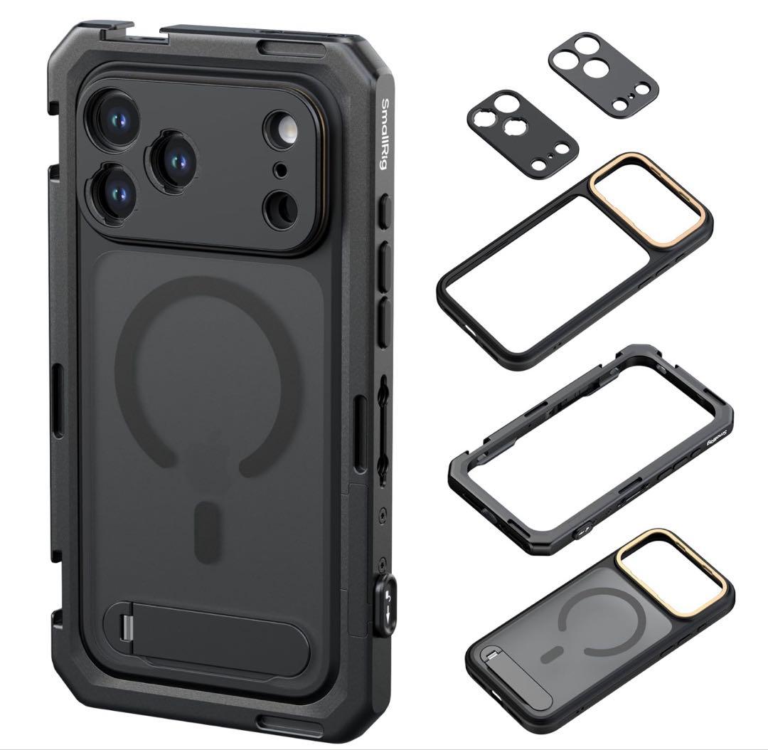 SmallRig iPhone 17 Pro用 スマホビデオケージ アダプター付