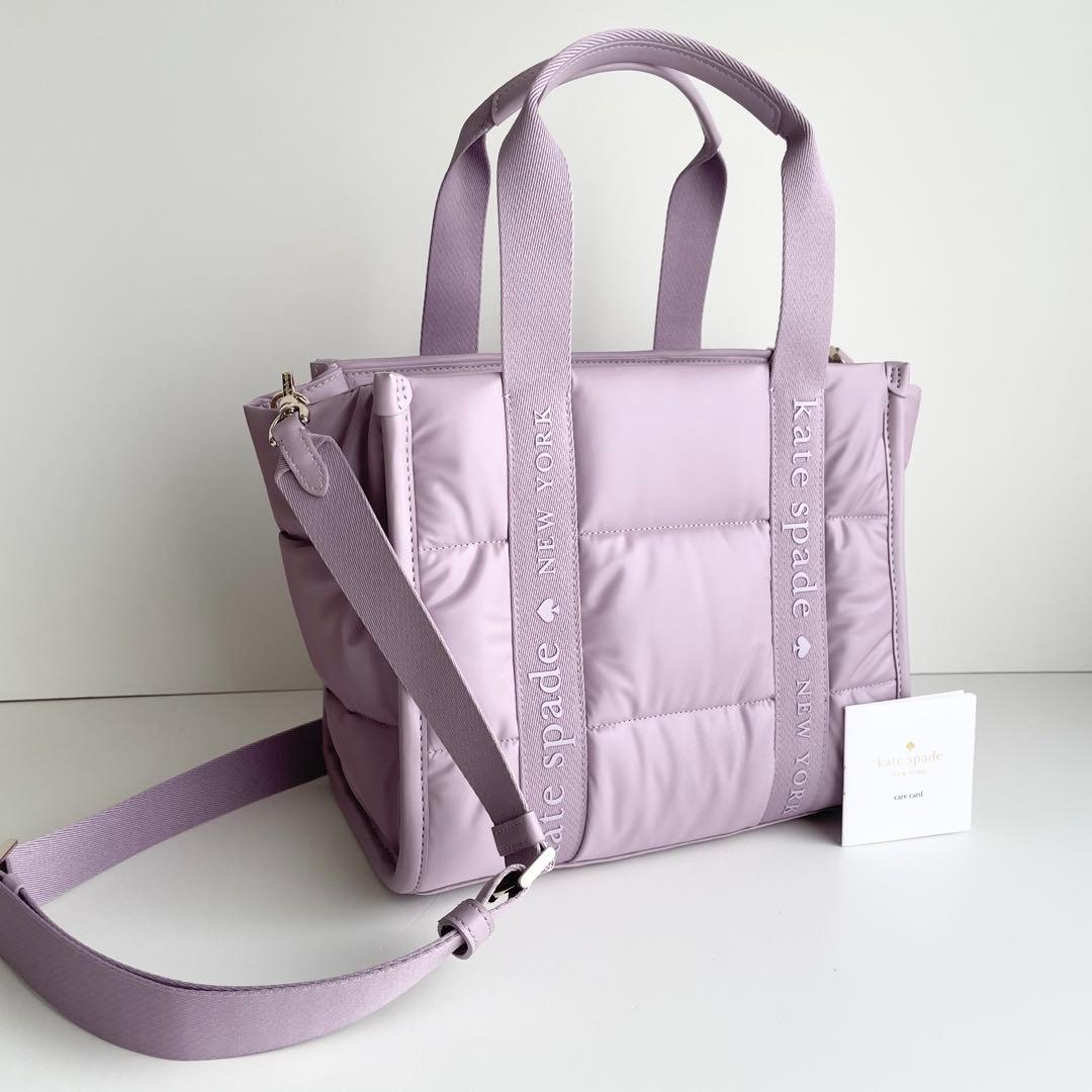 ケイトスペード ハンドバッグ キップ パフィー スモール トート 2way 新品