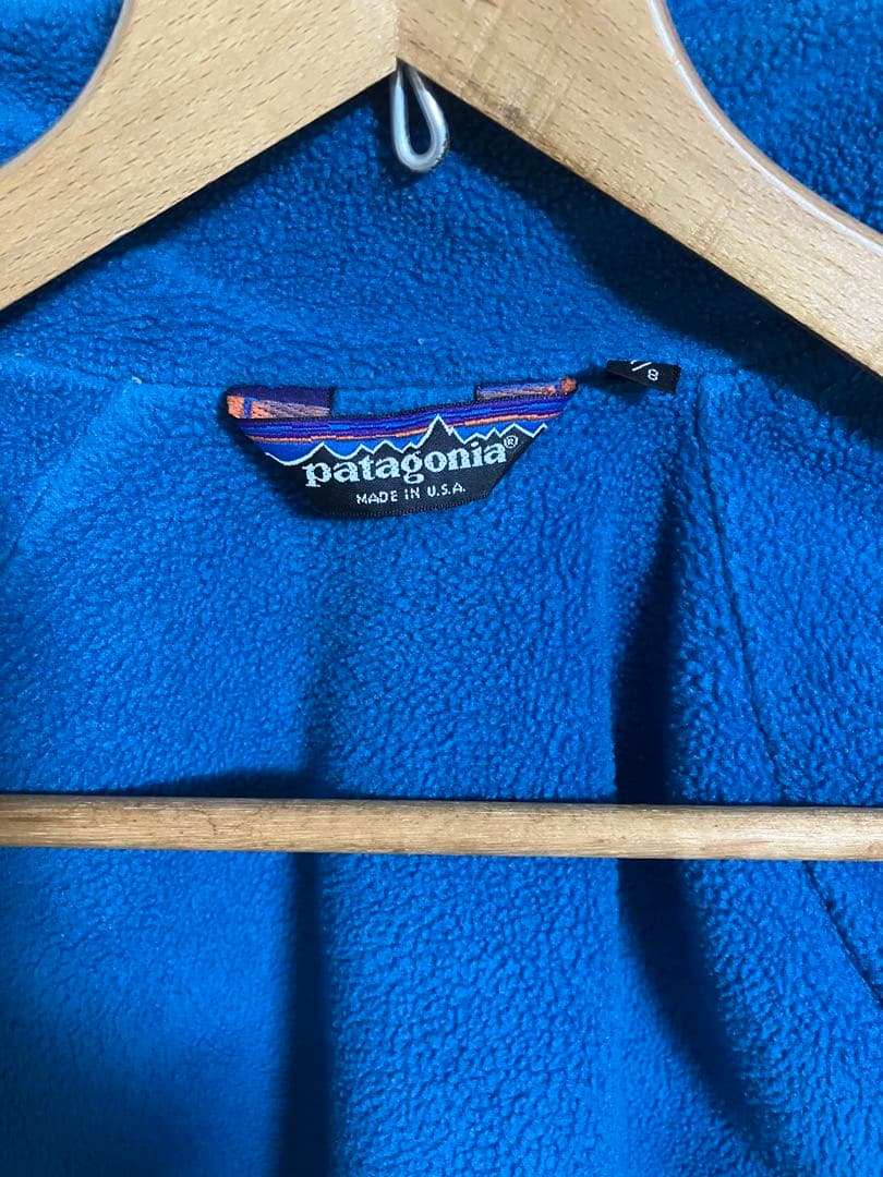 パタゴニア USA製BLACKシェルドシンチラ