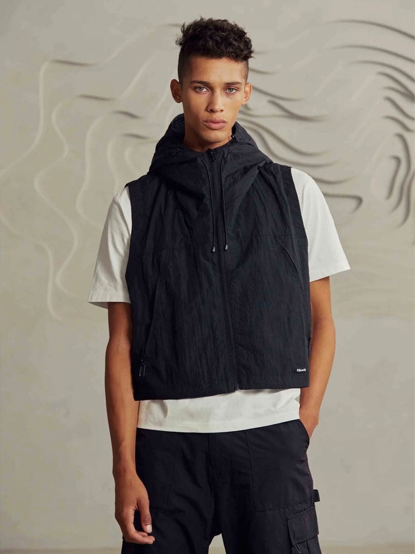 Pillowdy Utility Nylon Vest ネックピローグレー
