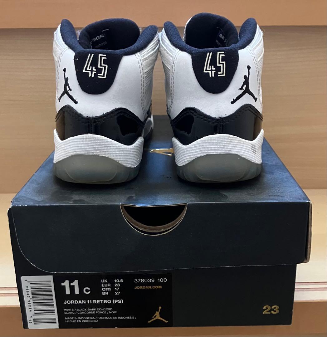エア ジョーダン 11 レトロ キッズシューズ サイズ17