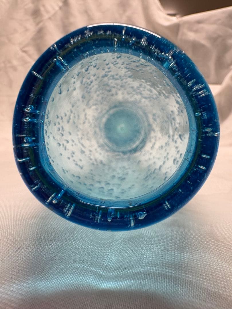 津軽びいどろ気泡入りガラス花瓶✨【ガハハ本舗新春インテリア雑貨市】✨