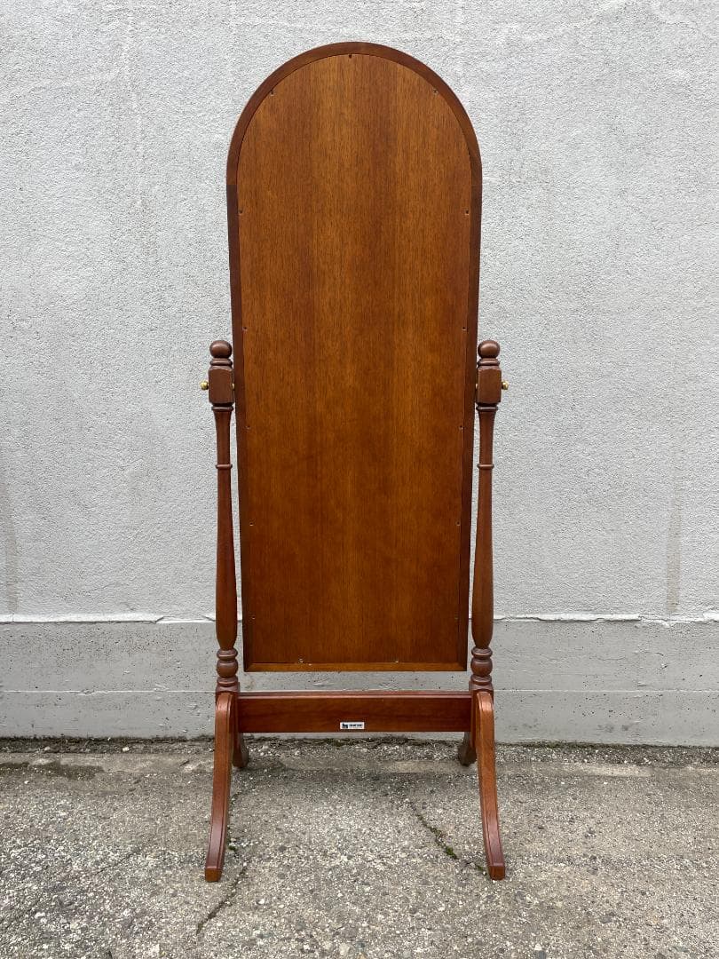 ★ アンティーク 姿見 マルニ スタンド ミラー 全長約150cm 鏡 カガミ