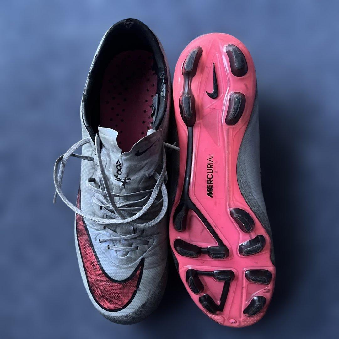 Nike Mercurial サッカーシューズ グレー/ピンク