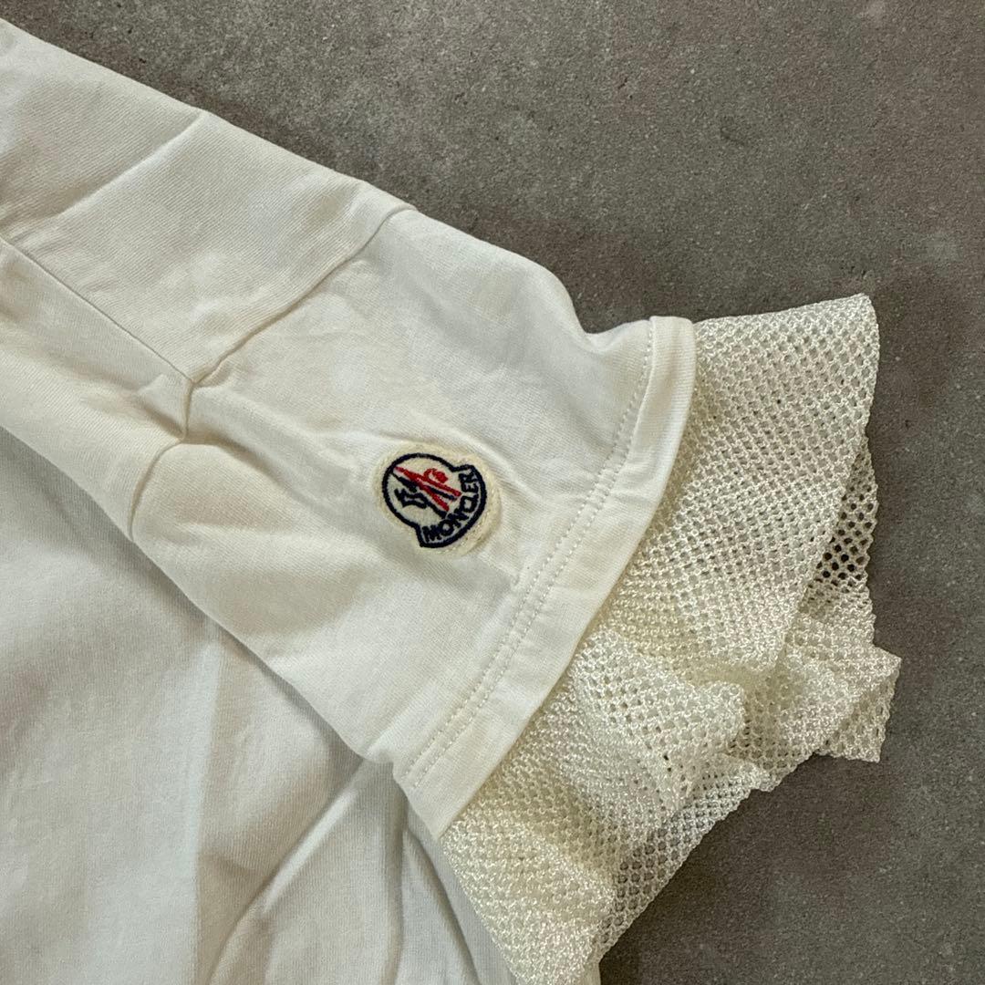 MONCLER ホワイト Tシャツ