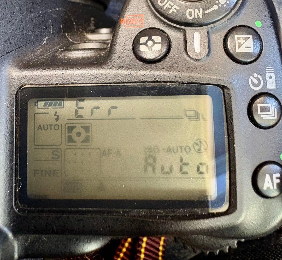 Nikon D90 ボディ ジャンク品 元箱・付属品多数 ERR表示