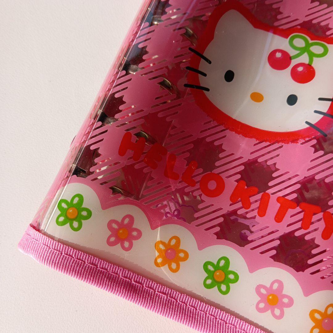 サンリオ　ハローキティ　バインダーケース　さくらんぼ　平成レトロ　1998年