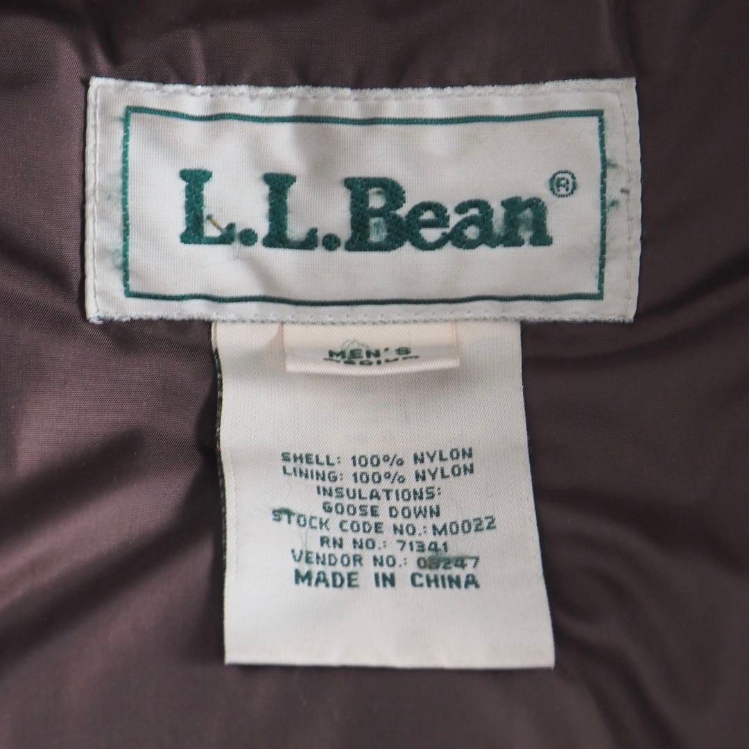 エルエルビーン　ダウンジャケット　フーディ　ブラウン　美品